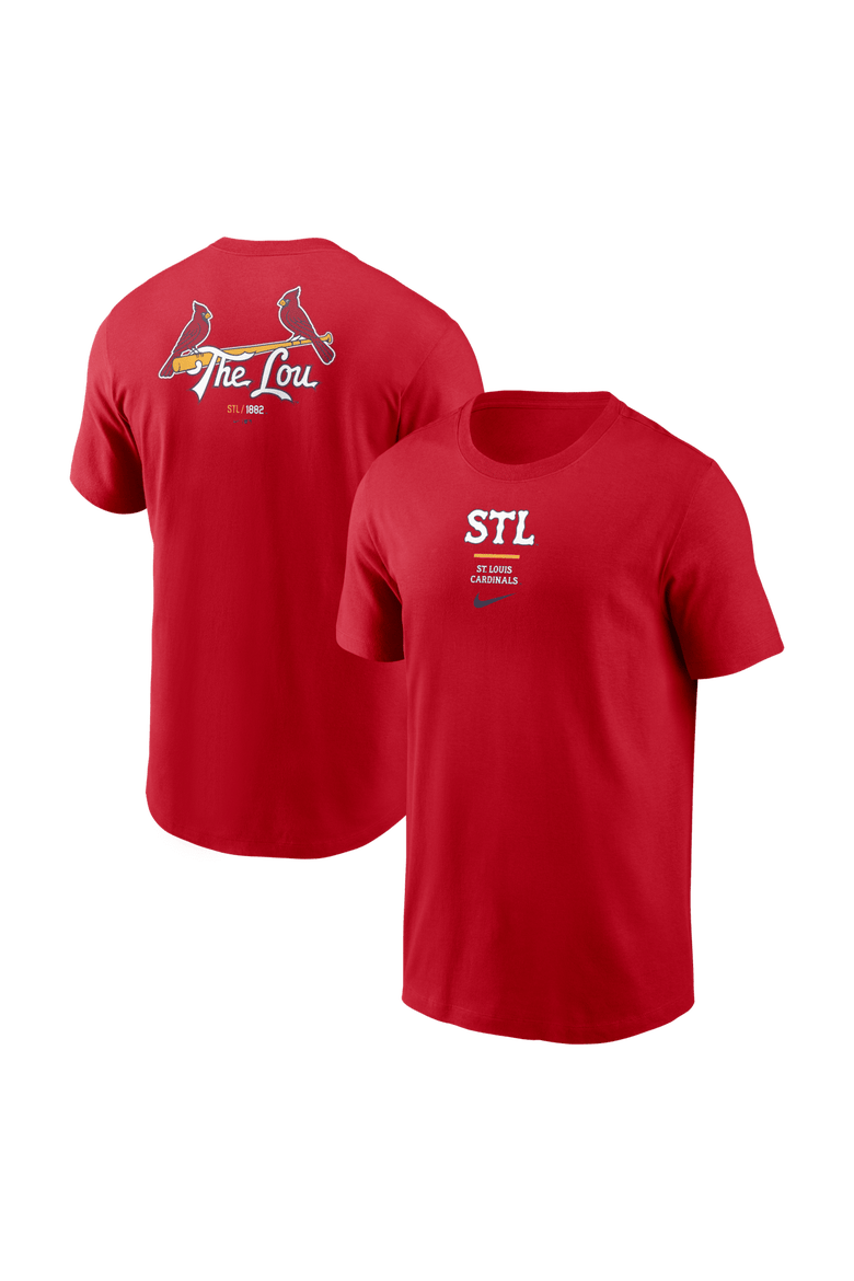 Men's Nike Red St. Louis Cardinals City Connect 2-Hit T-Shirt, Main, color, Red