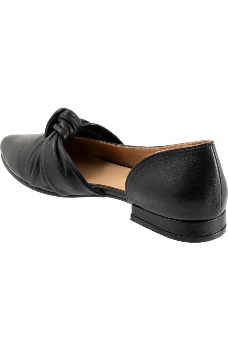 Bueno Ivory Half d'Orsay Pointed Toe Flat, Alternate, color,