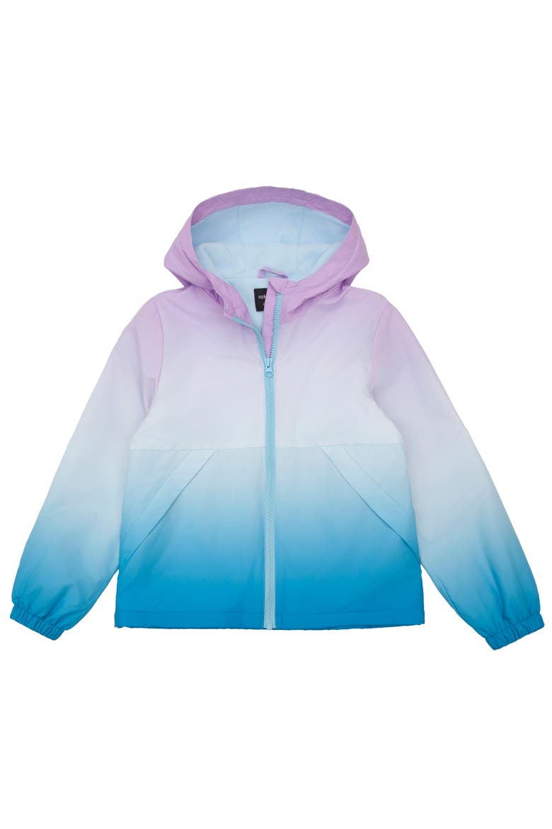 Kids' Lightweight Fleece-Lined Windbreaker, Alternate, color, Blue
