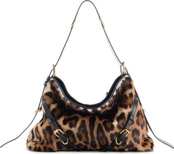 Medium Voyou Genuine Calf Hair Hobo Bag