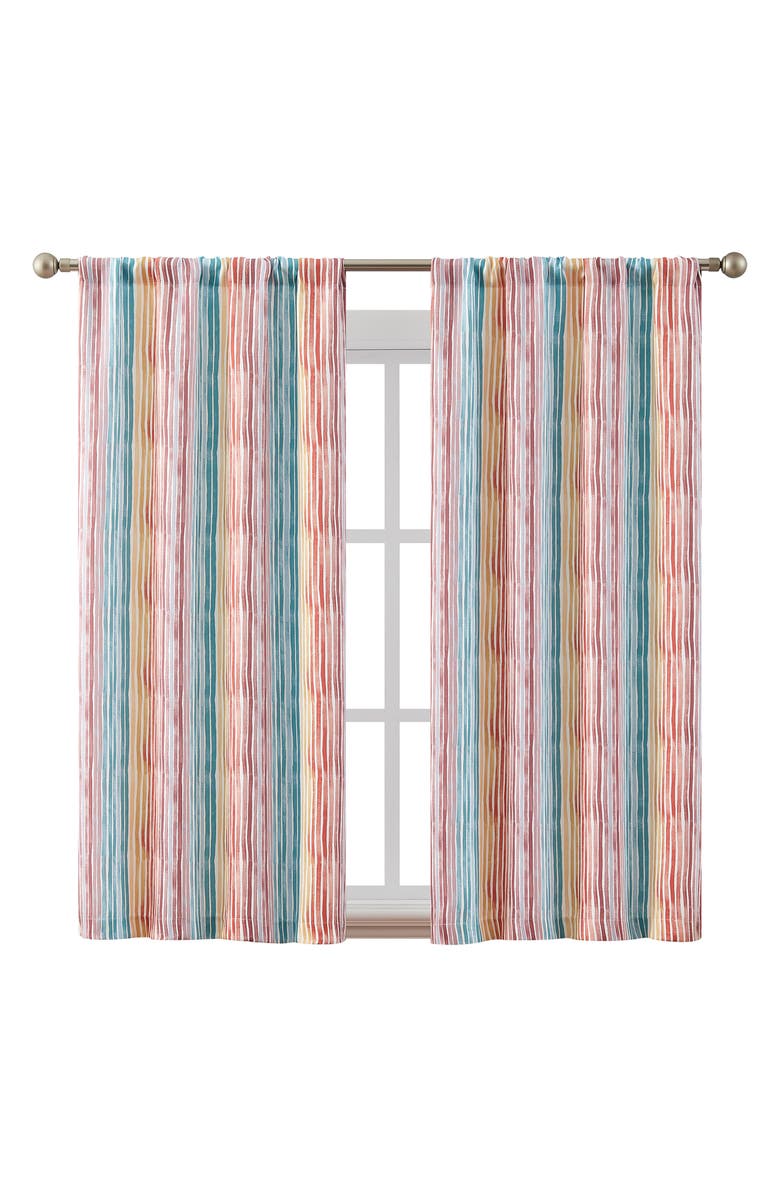 VCNY HOME Set of 2 Gabbie Stripe Darkening Curtain Panels, Main, color, 