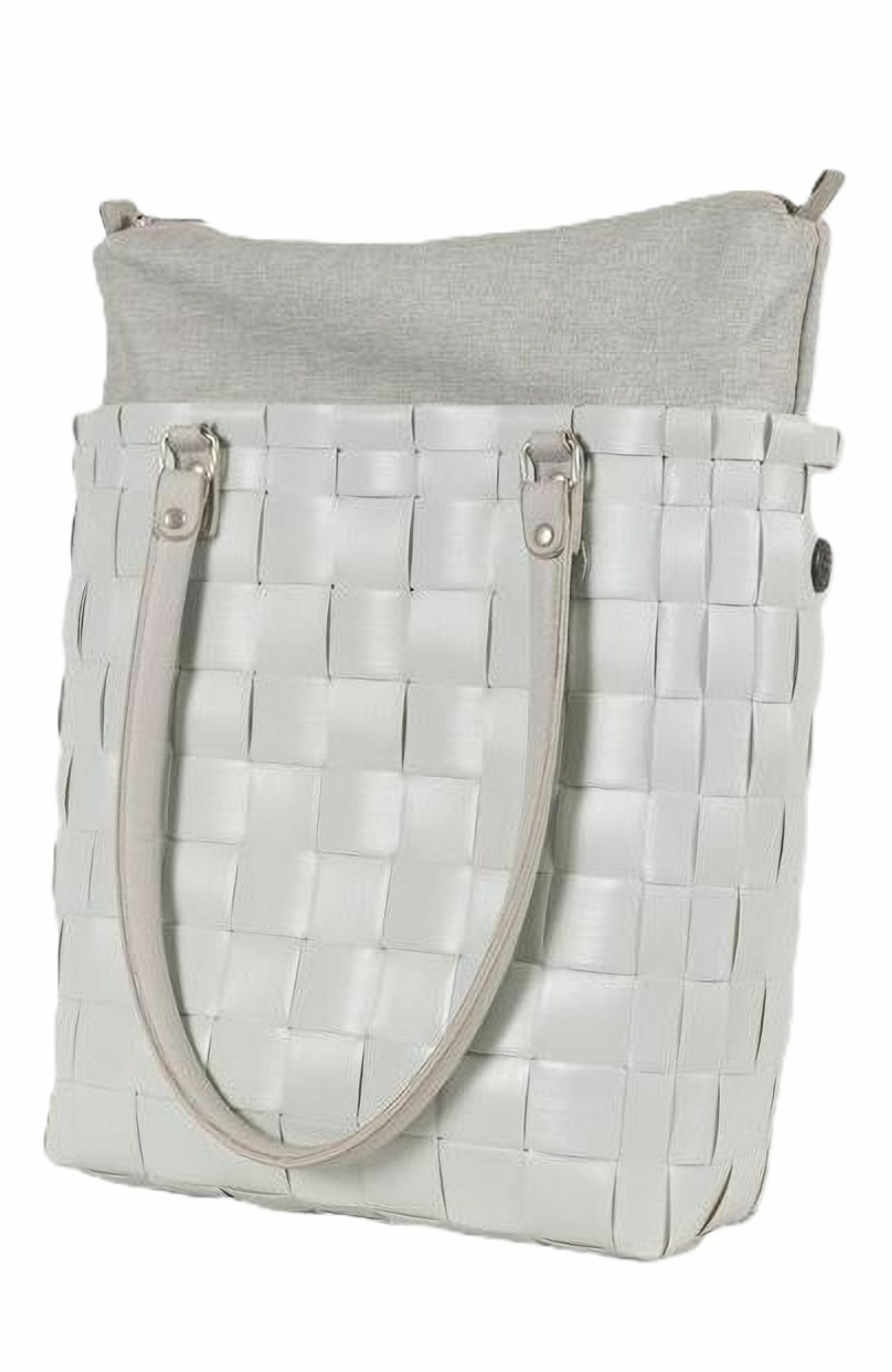 Handed By Soho Recycled Plastic Handbag, Alternate, color, Misty Grey