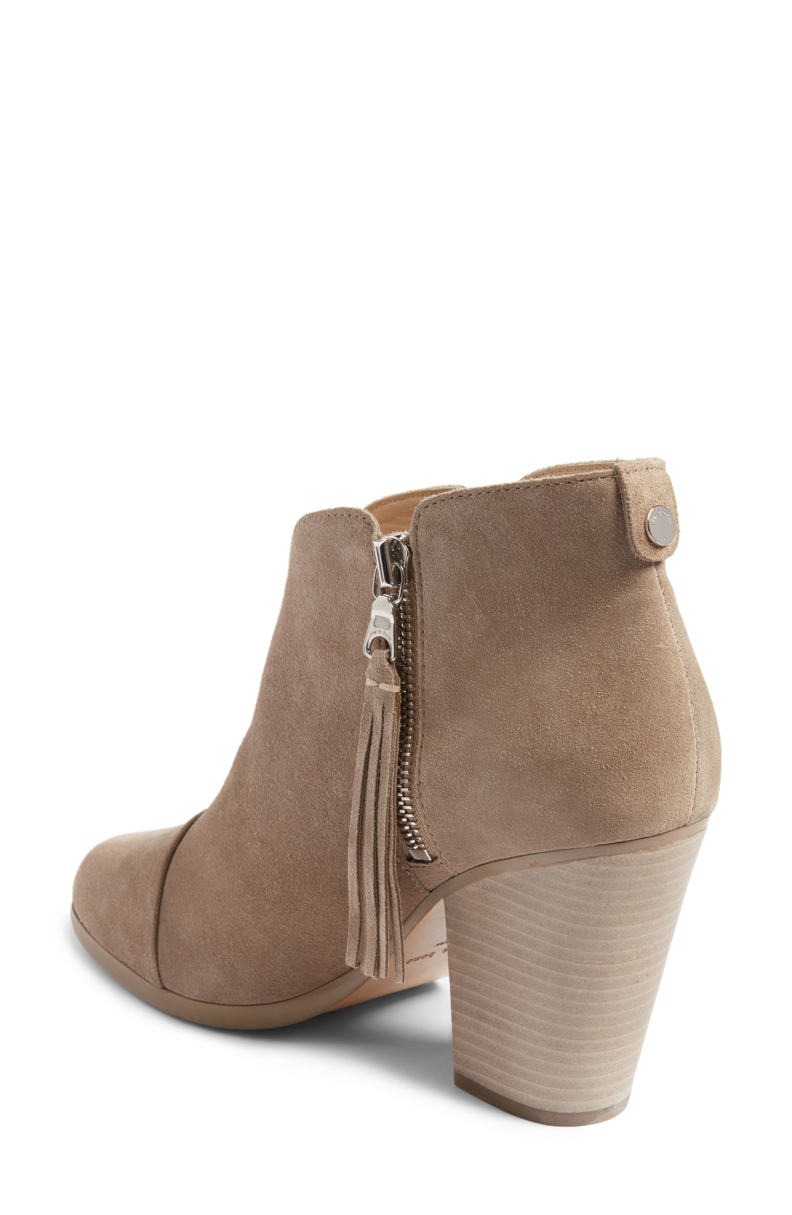 rag & bone Margot Fringe Cap Toe Bootie, Alternate, color, 