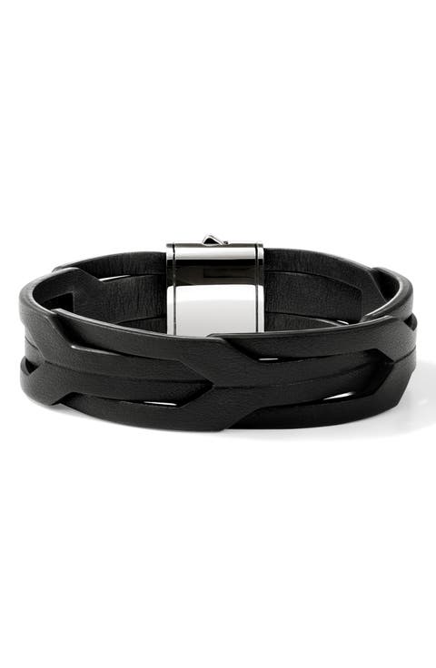 Icon 50 Leather Bracelet, 17mm