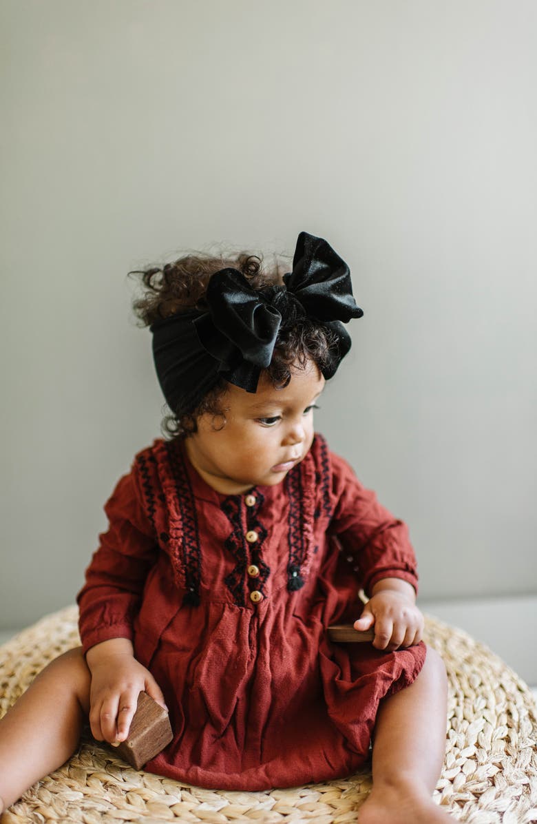 Baby Bling Velvet Head Wrap, Alternate, color,