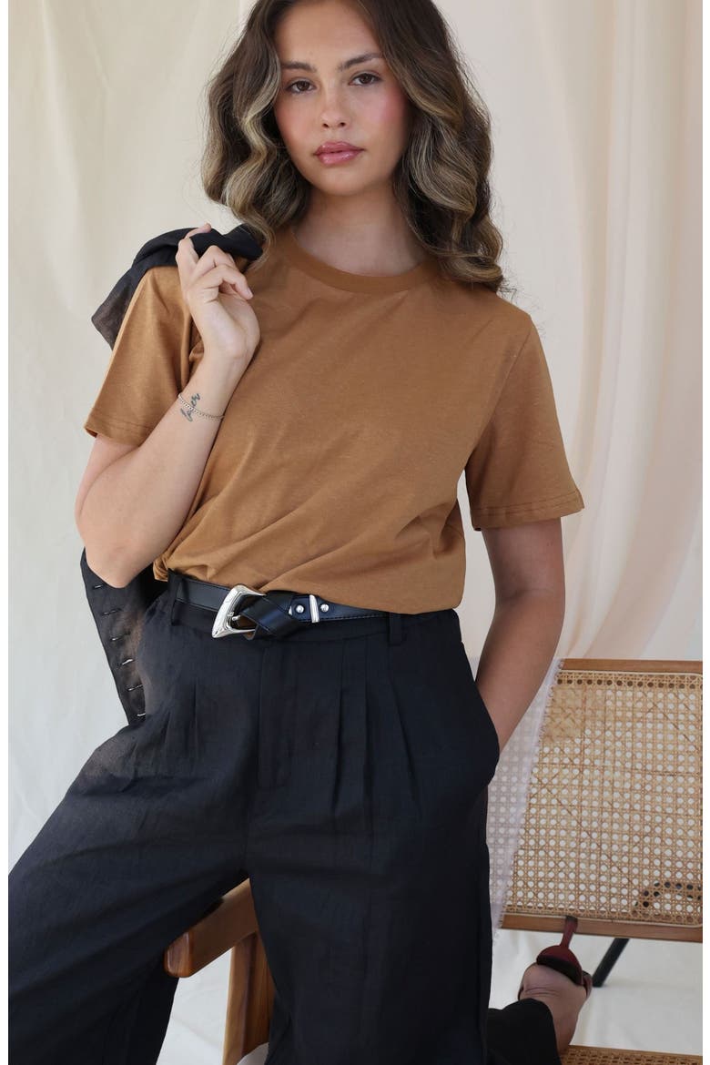 Hemp Neutral T-Shirt, Alternate, color, burnt orange