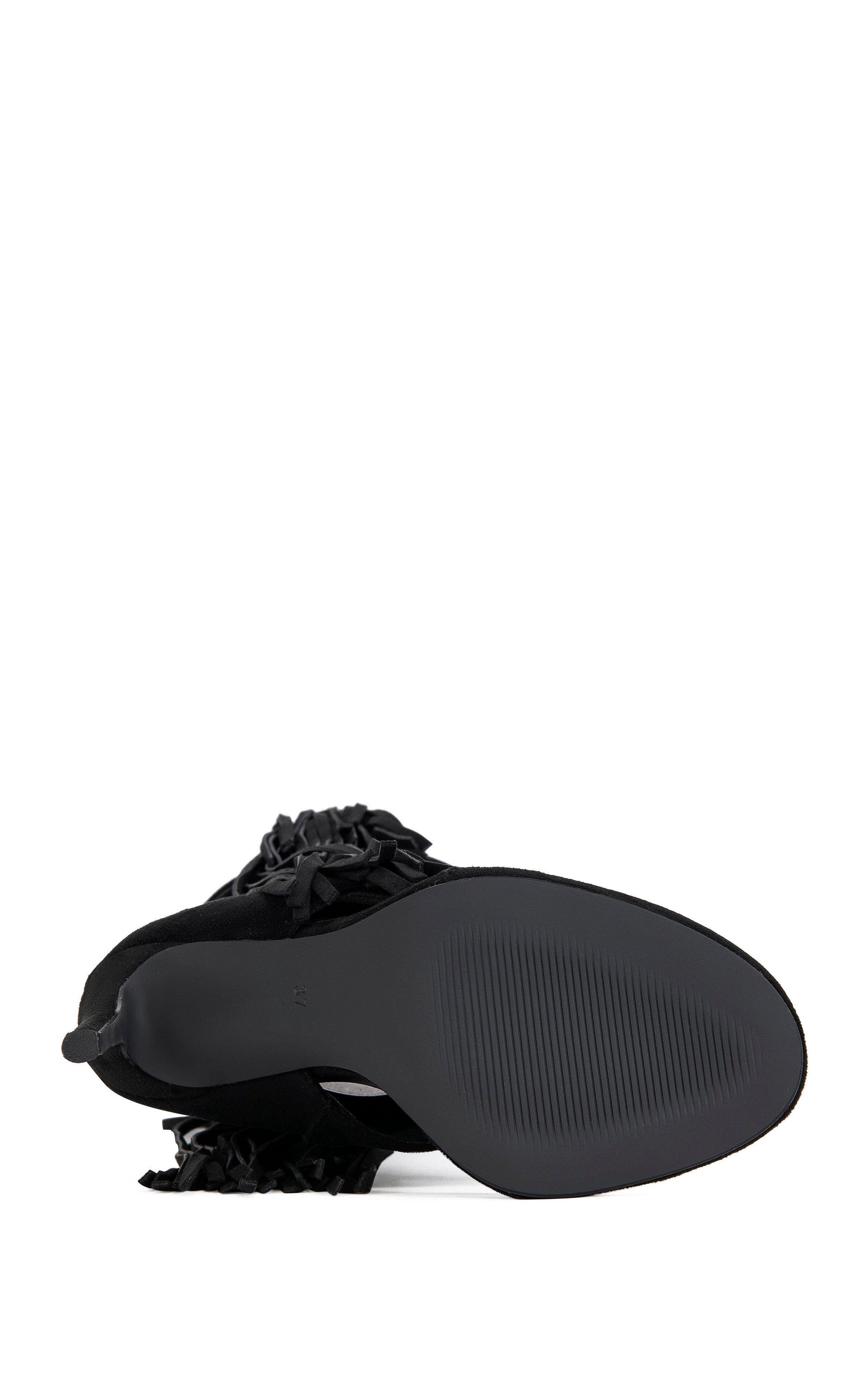 AZALEA WANG Johanna Stiletto Sandal, Alternate, color, Black