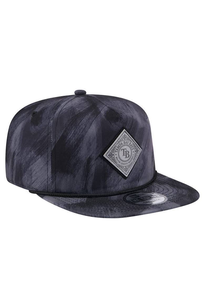 Men's New Era Navy Tampa Bay Rays Printed Golfer Snapback Hat, Alternate, color, Navy