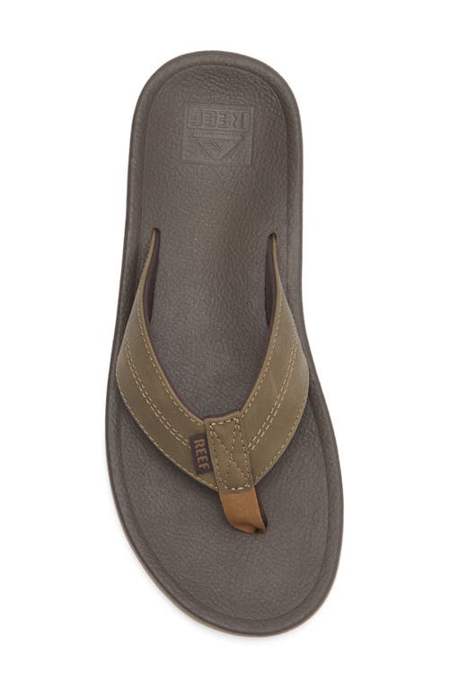 Reef Journeyer Flip Flop Sandal In Gray