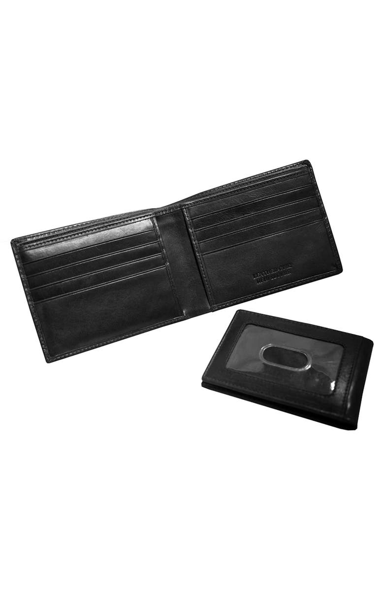 Mancini Boulder RFID Billfold Wallet, Alternate, color, Black