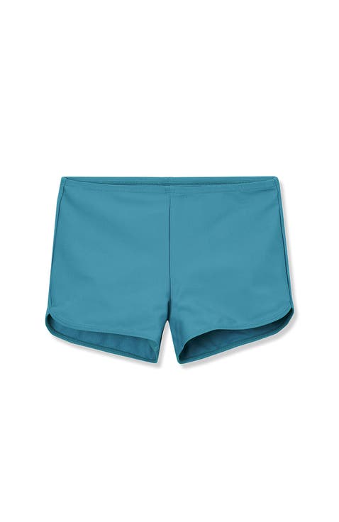Girls Slim Boyshort Swim Bottoms