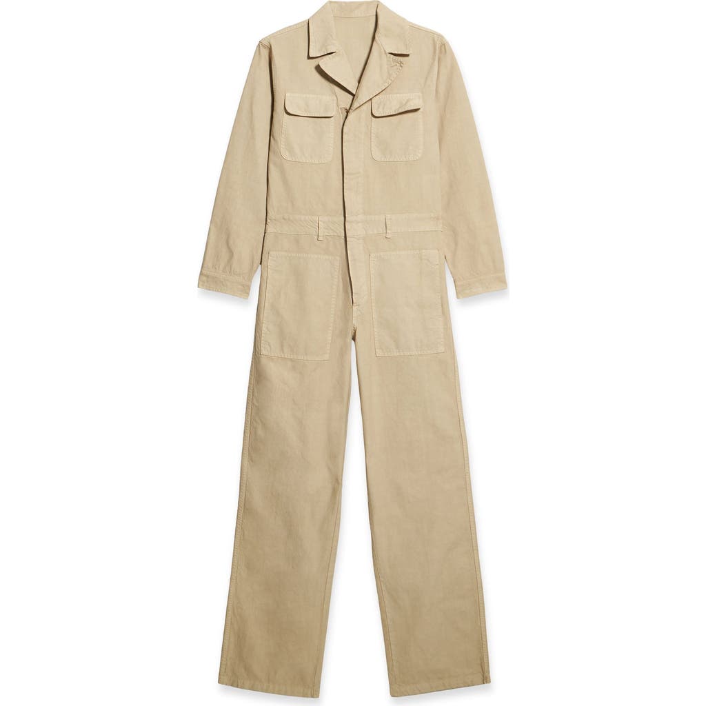 Fortela Vania Cotton Jumpsuit In Brown