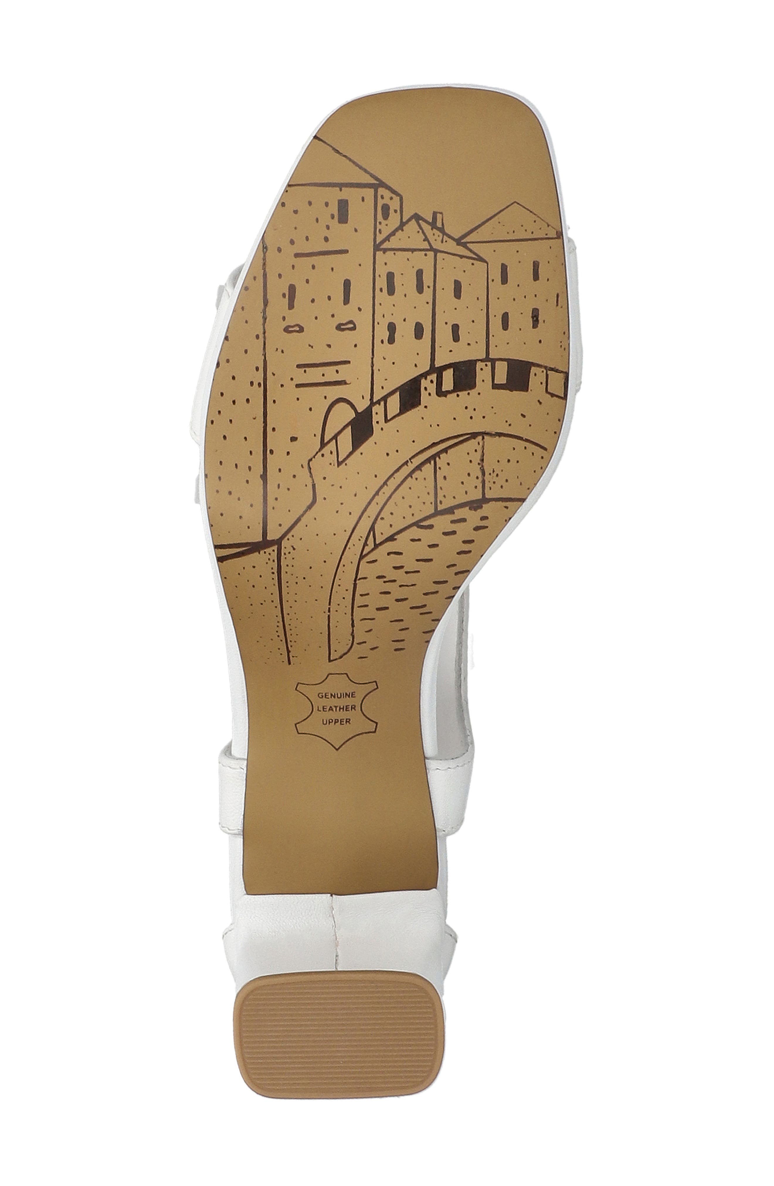 Sonic Ankle Strap Sandal, Alternate, color, WHITE LEATHER