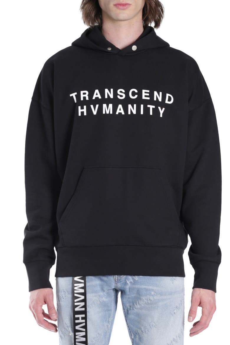 Logo Graphic Hoodie, Main, color, BLACK/ BRAIN