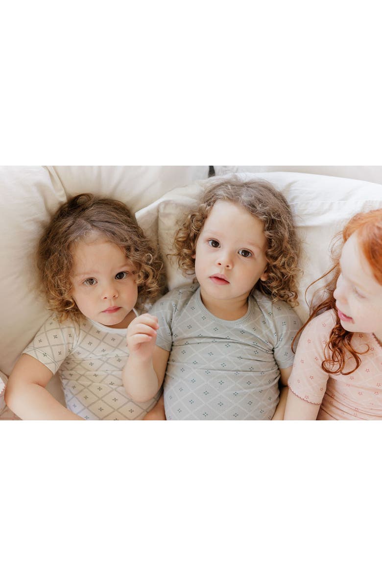 Ely's & Co. Aurora Classics Diamond Print Collection - Lounge Set, Alternate, color, Ivory/Pink