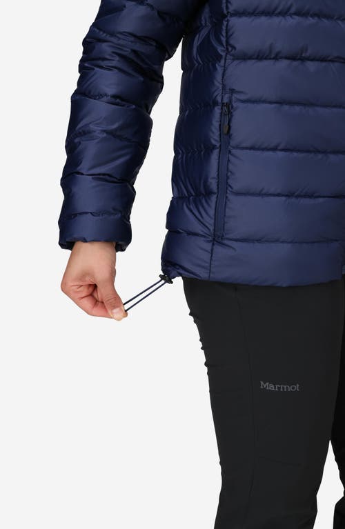 Marmot Highlander Quilted 700 Fill Power Down Puffer Jacket In Blue