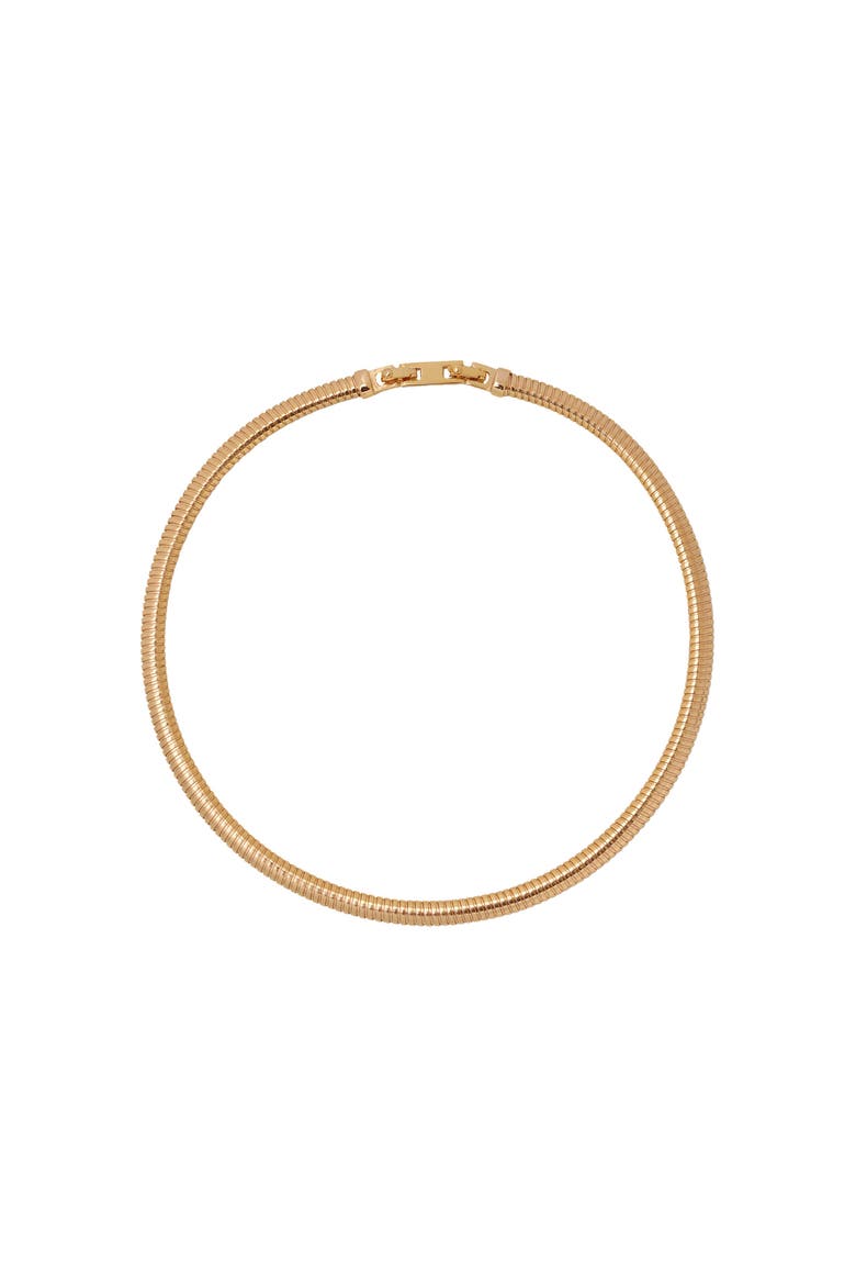 Minimalist Choker, Main, color, Gold