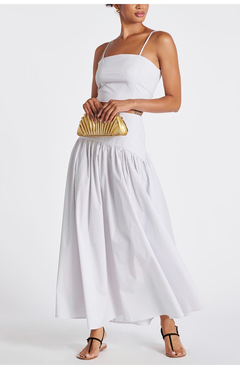 Bishop + Young Sorrento Maxi Skirt, Main, color, Pinstripe