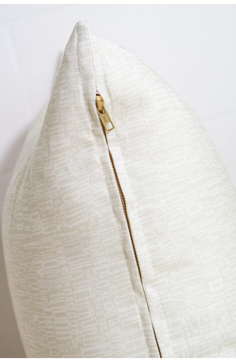 at300nelson Leucadia in Eleuthera 24" x 24" Pillow, Alternate, color, Beige