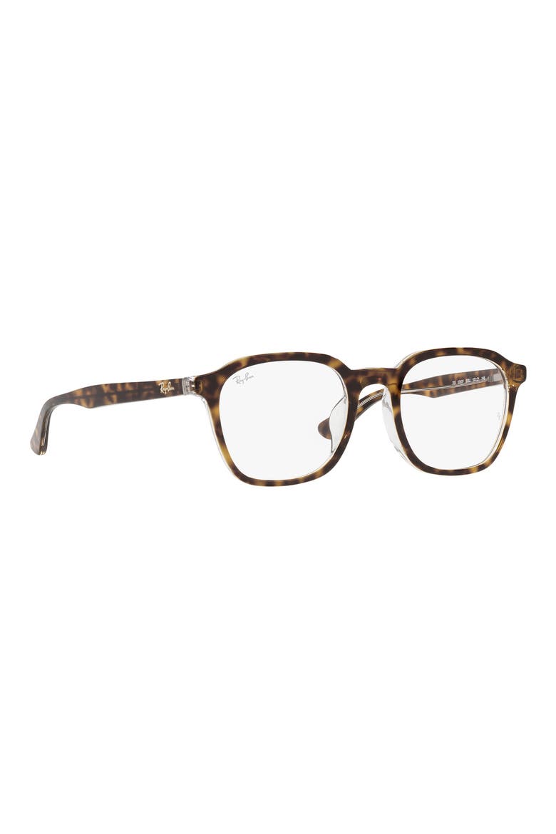 52mm Square Optical Glasses, Alternate, color, BROWN
