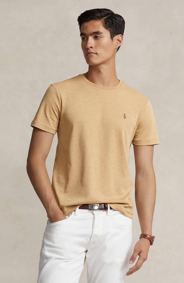 Polo Ralph Lauren Embroidered Logo Crewneck T-Shirt, Alternate, color,