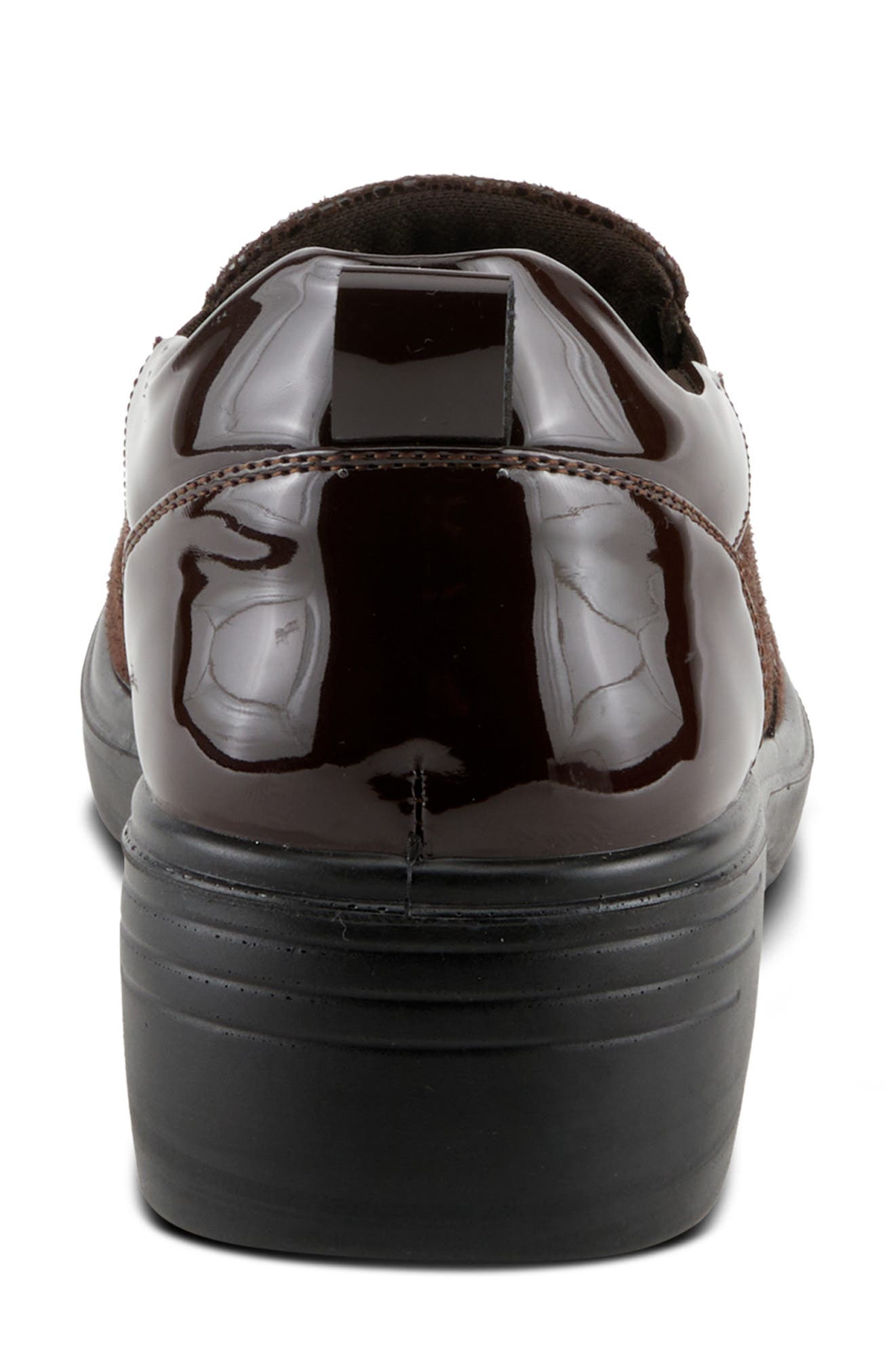 Wrenly Slip-On Wedge Sneaker, Alternate, color, CHOCOLATE BROWN