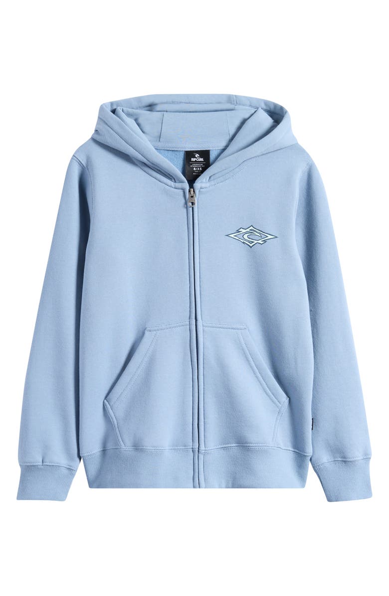 Rip Curl Kids' Hazey Days Zip Hoodie, Main, color, Faded Denim