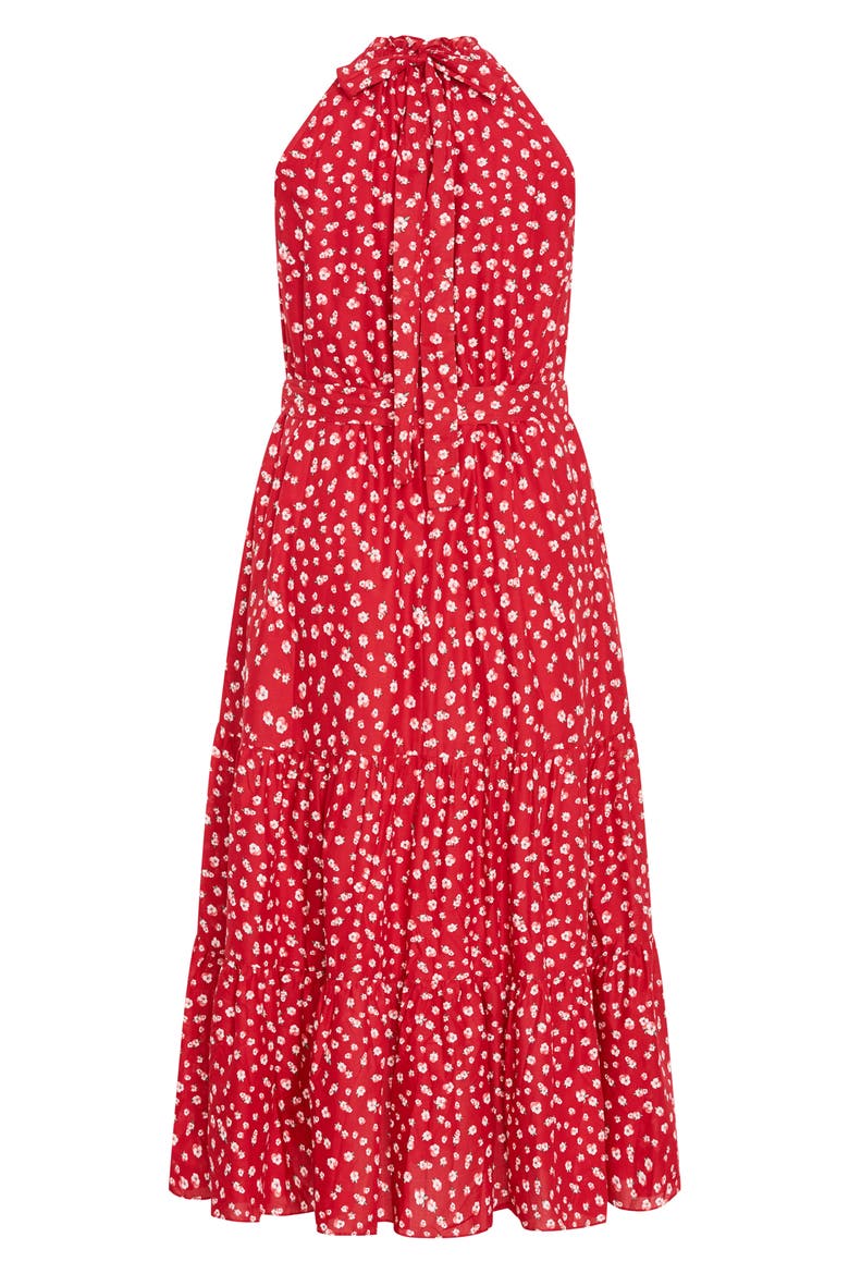 Kiana High Neck Maxi Dress, Alternate, color, CHRISTINA FLORAL