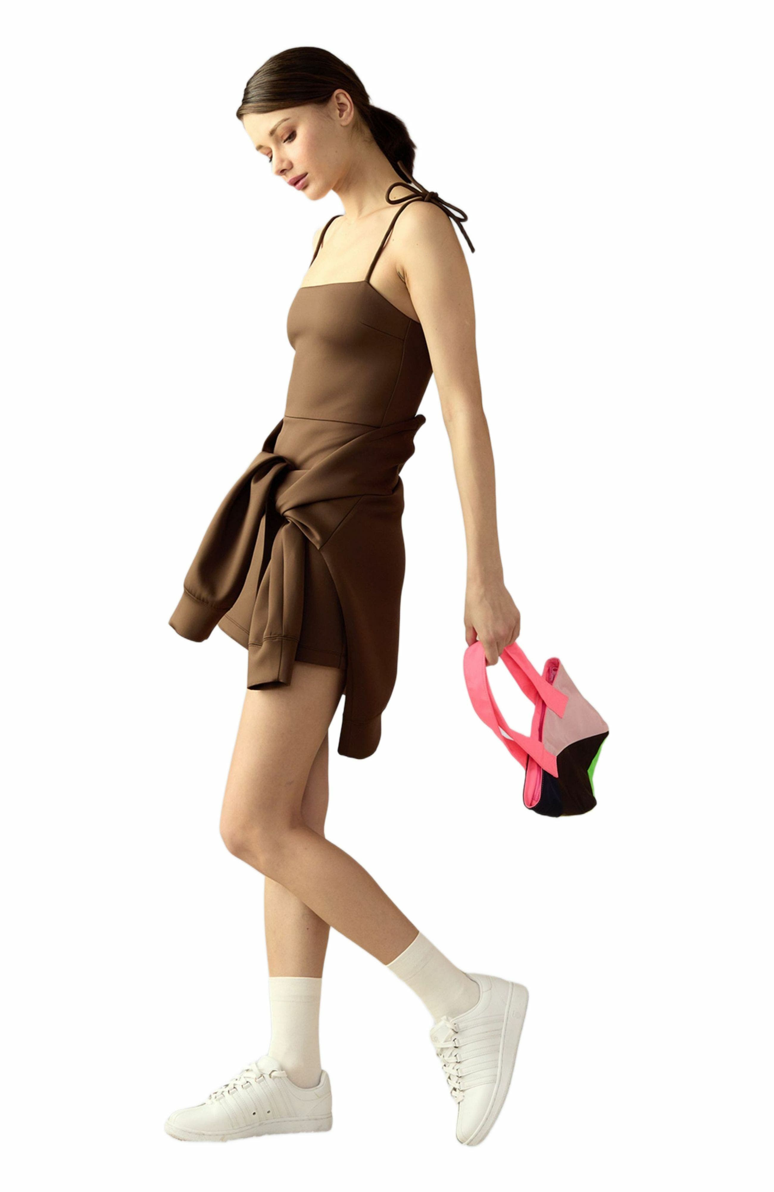 Cynthia Rowley Mini Colorblock Nylon Tote, Alternate, color, 