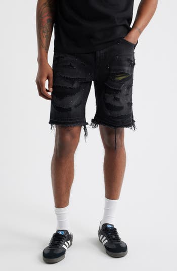 BB Outer Limit Distressed Cutoff Denim Shorts