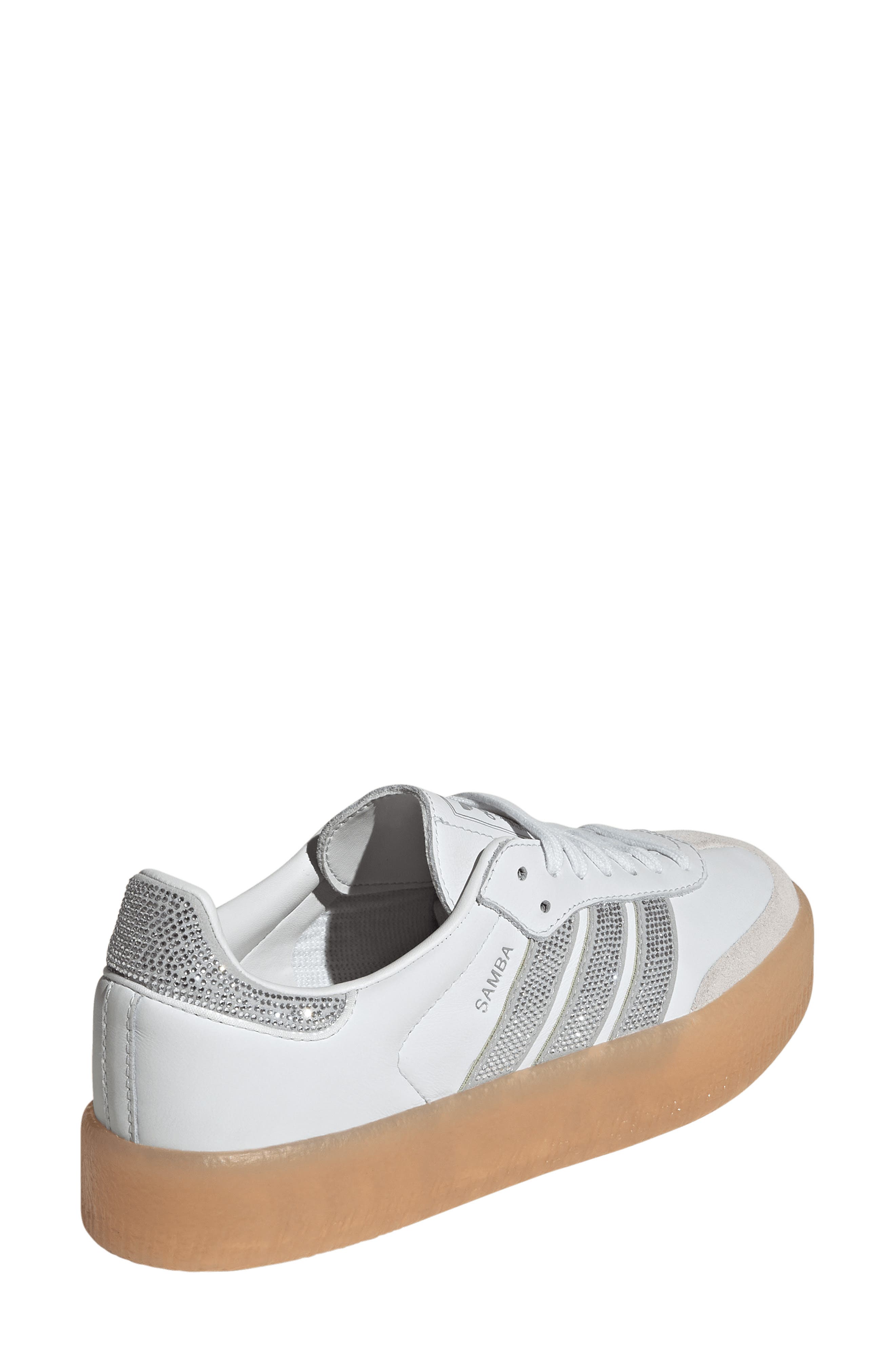 Sambae Sneaker, Alternate, color, CRYSTAL WHITE/ SILVER/ GUM4
