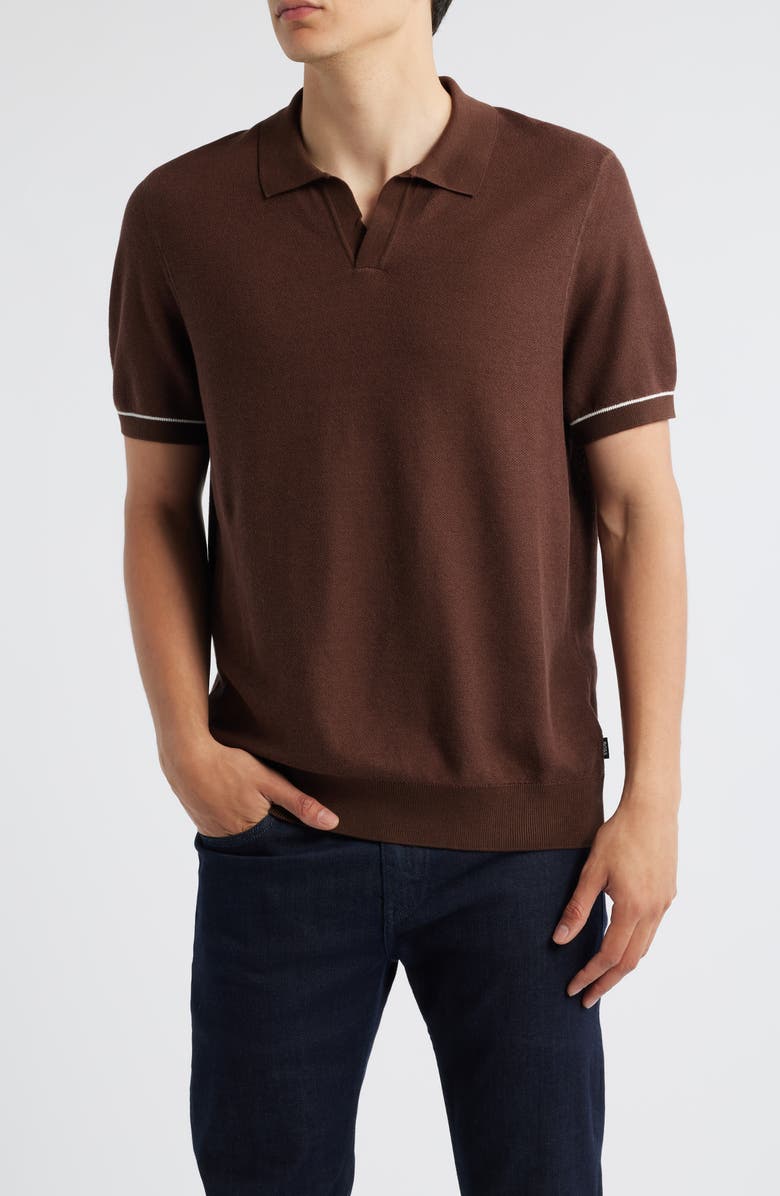 BOSS Jianluca Johnny Collar Polo, Main, color, 