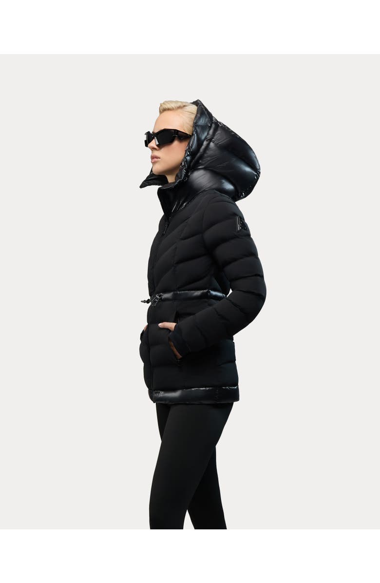 Alpenhaus Everlong Lightweight Herringbone Quilted Puffer with Lustre Detailing, Alternate, color, Black