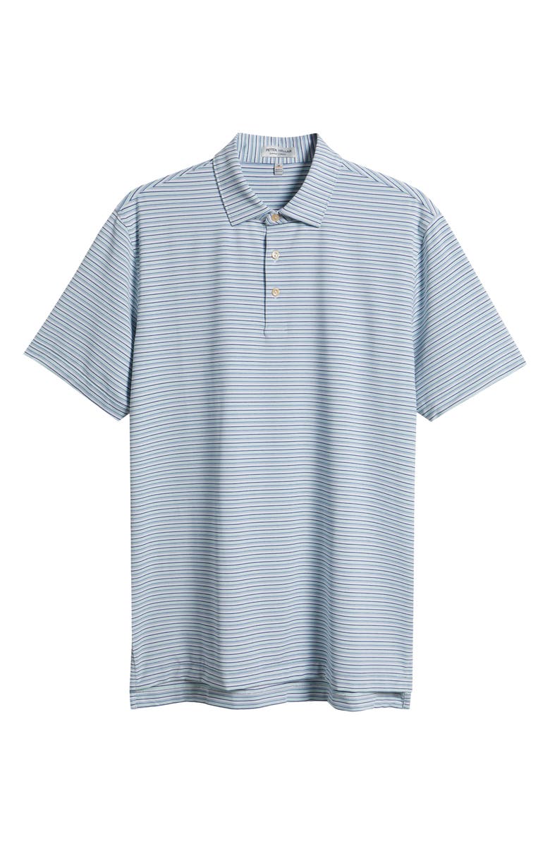 Peter Millar Fairmont Stripe Performance Jersey Polo, Alternate, color,