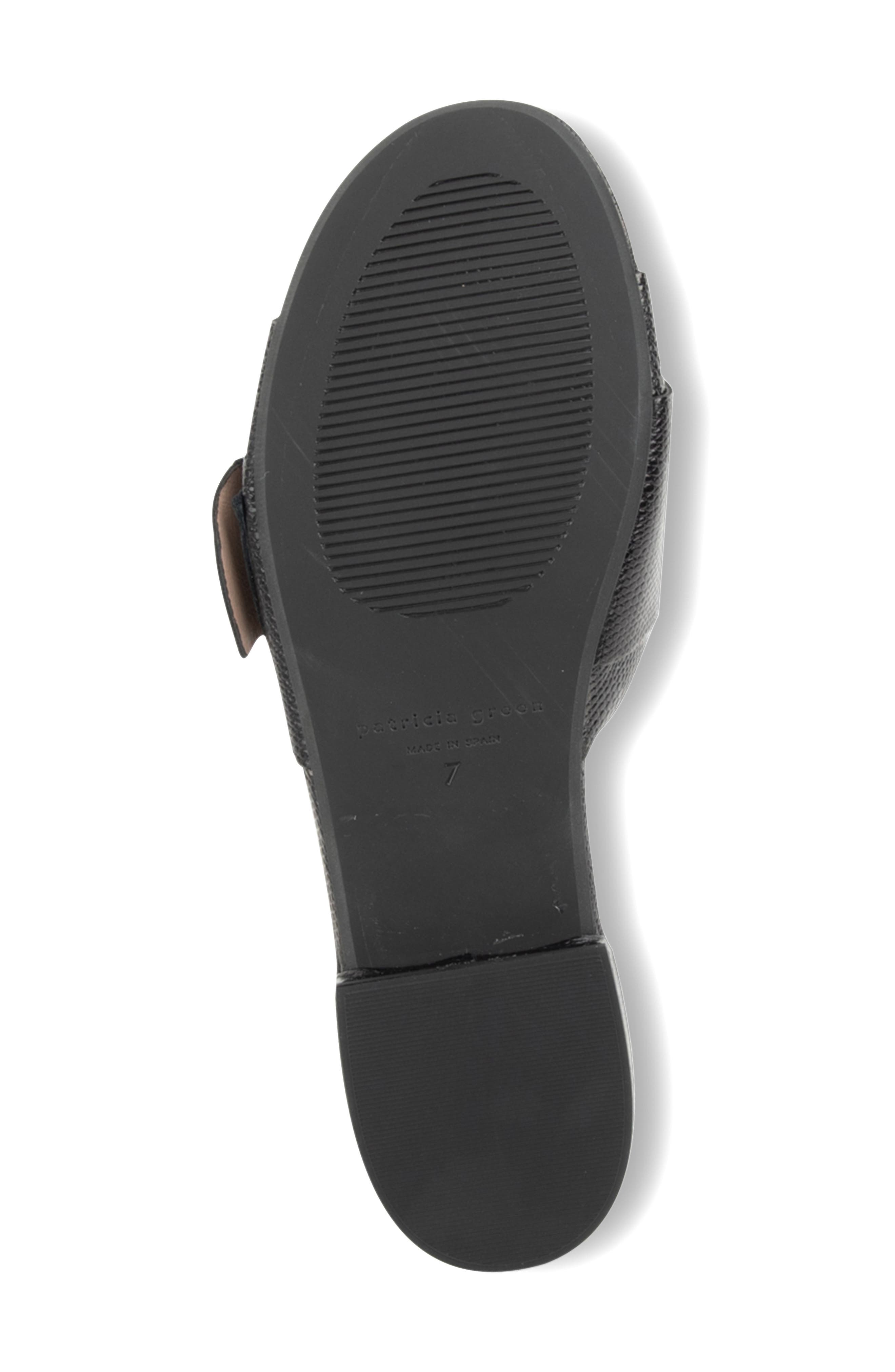 patricia green Venice Buckle Slide Sandal, Alternate, color, Black