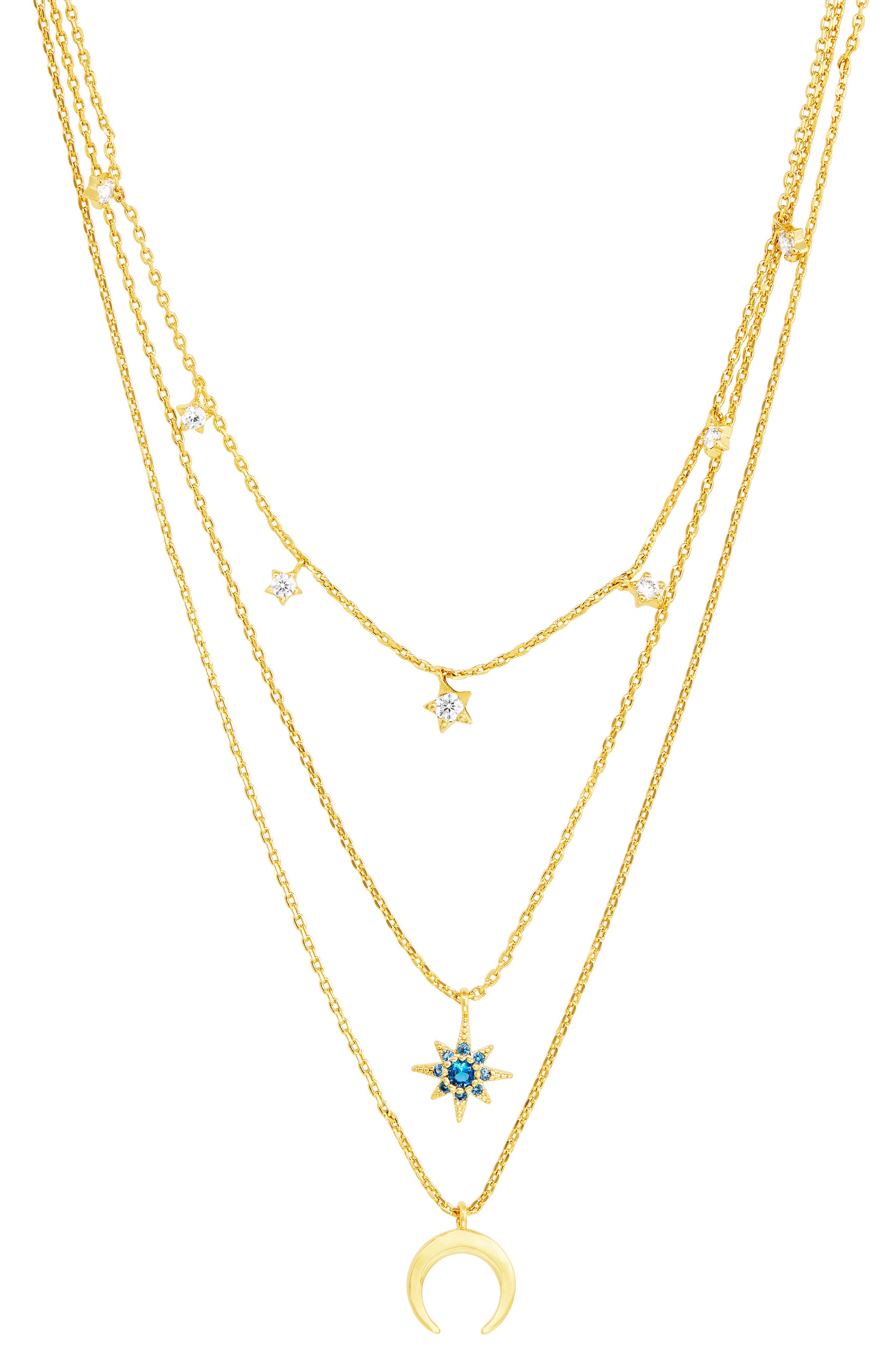 Celestial Multi Strand Necklace