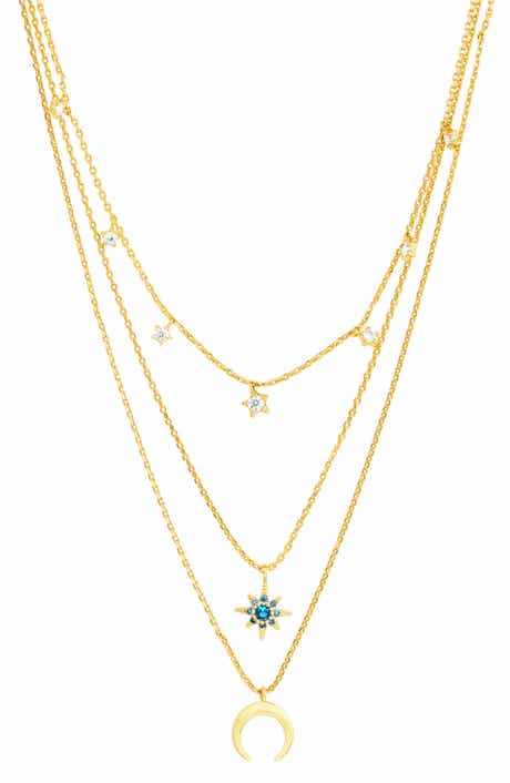 Celestial Multi Strand Necklace