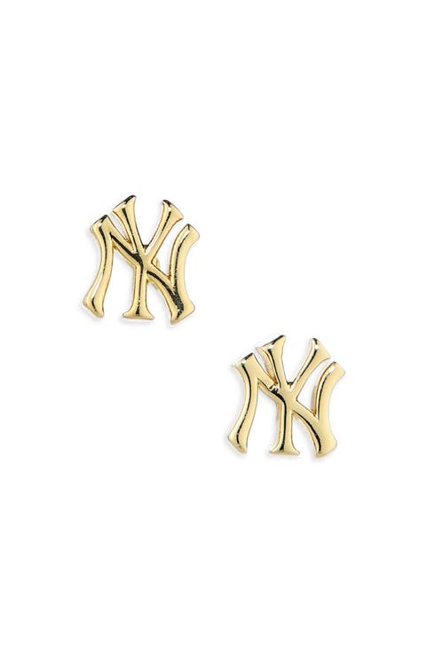 MLB New York Yankees Logo Stud Earrings