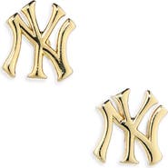Luv AJ MLB New York Yankees Logo Stud Earrings