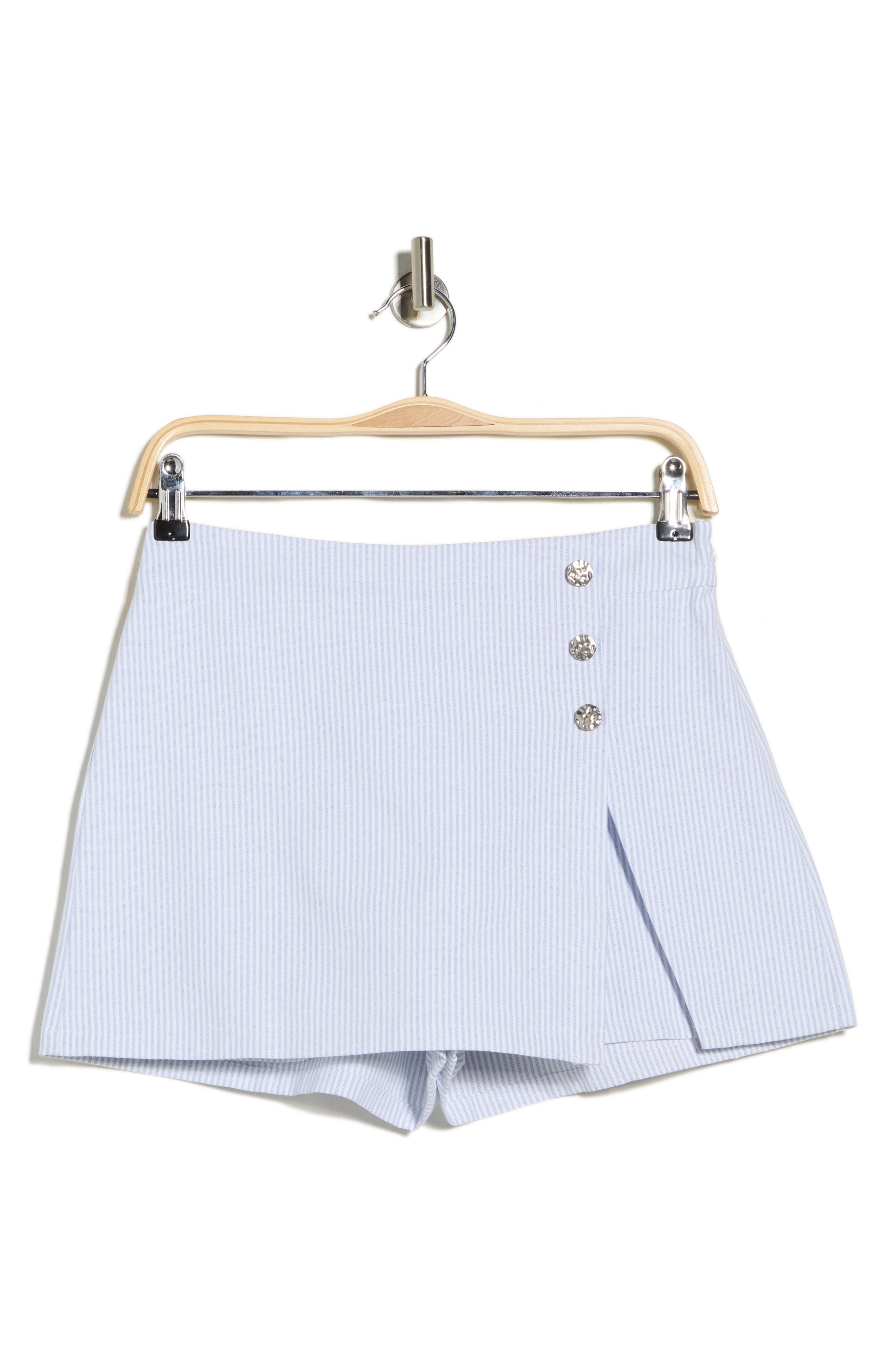 Elodie Button Detail Miniskirt