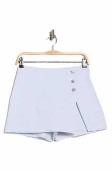 Elodie Button Detail Miniskirt