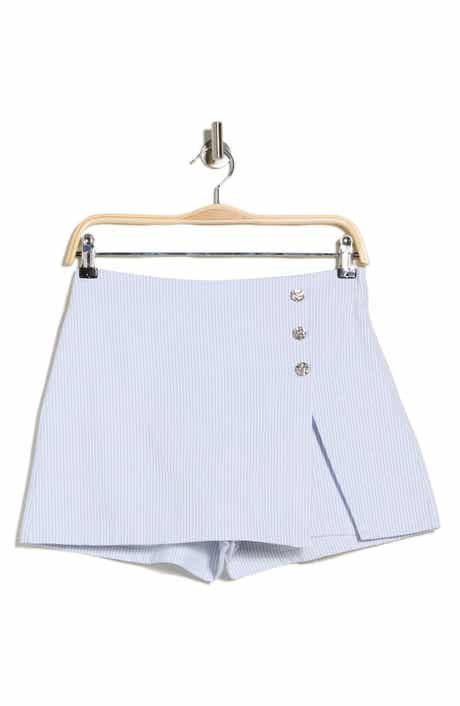 Elodie Button Detail Miniskirt