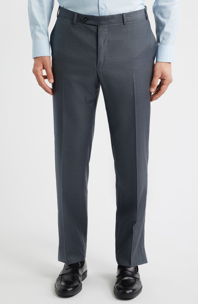 Canali Siena Regular Fit Light Blue Glen Check Super 150s Wool Suit, Alternate, color, Blue