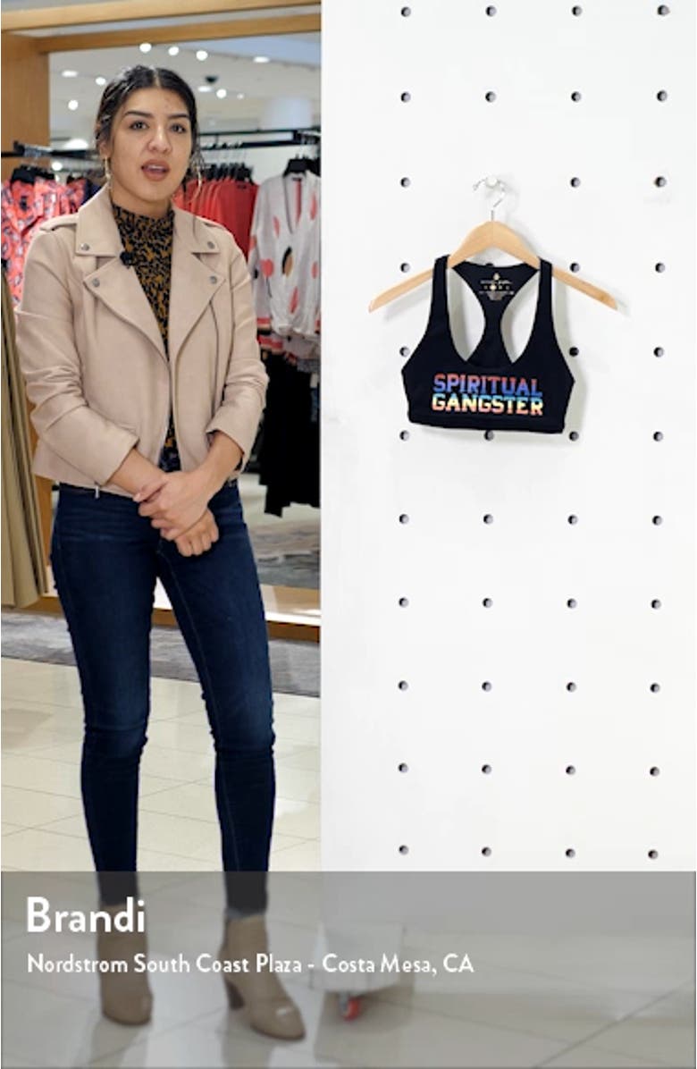 Rainbow Reana Racerback Sports Bra, sales video thumbnail