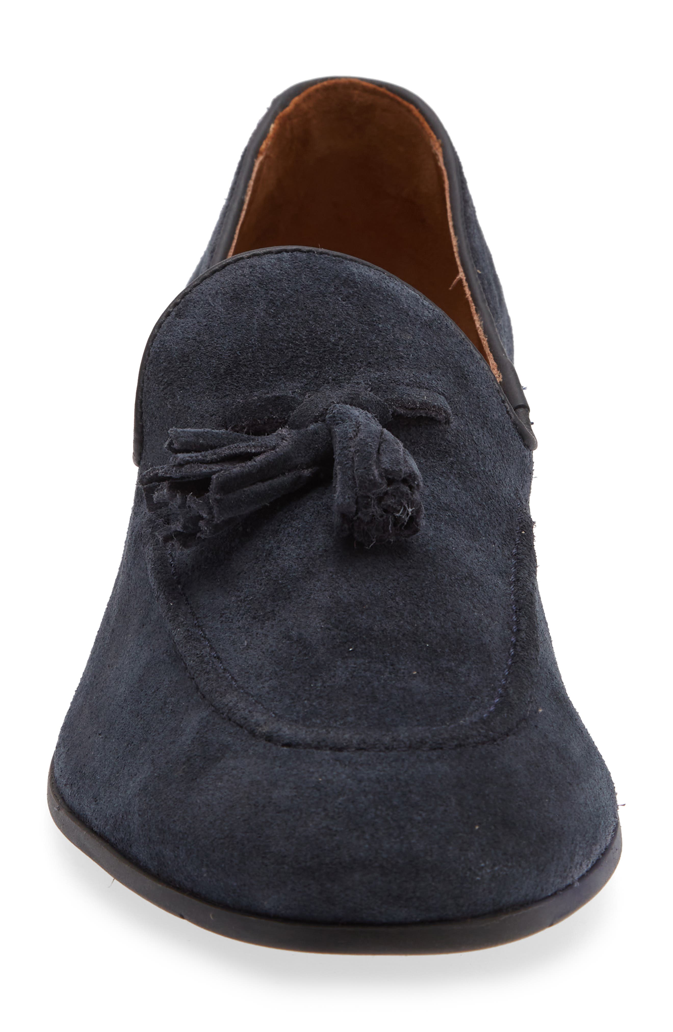 Lennox Tassel Loafer, Alternate, color, NAVY