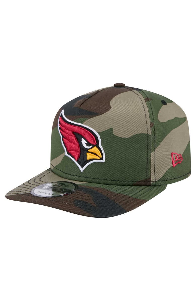 New Era Men's New Era Camo Arizona Cardinals Woodsy 9FIFTY Snapback Hat, Main, color,
