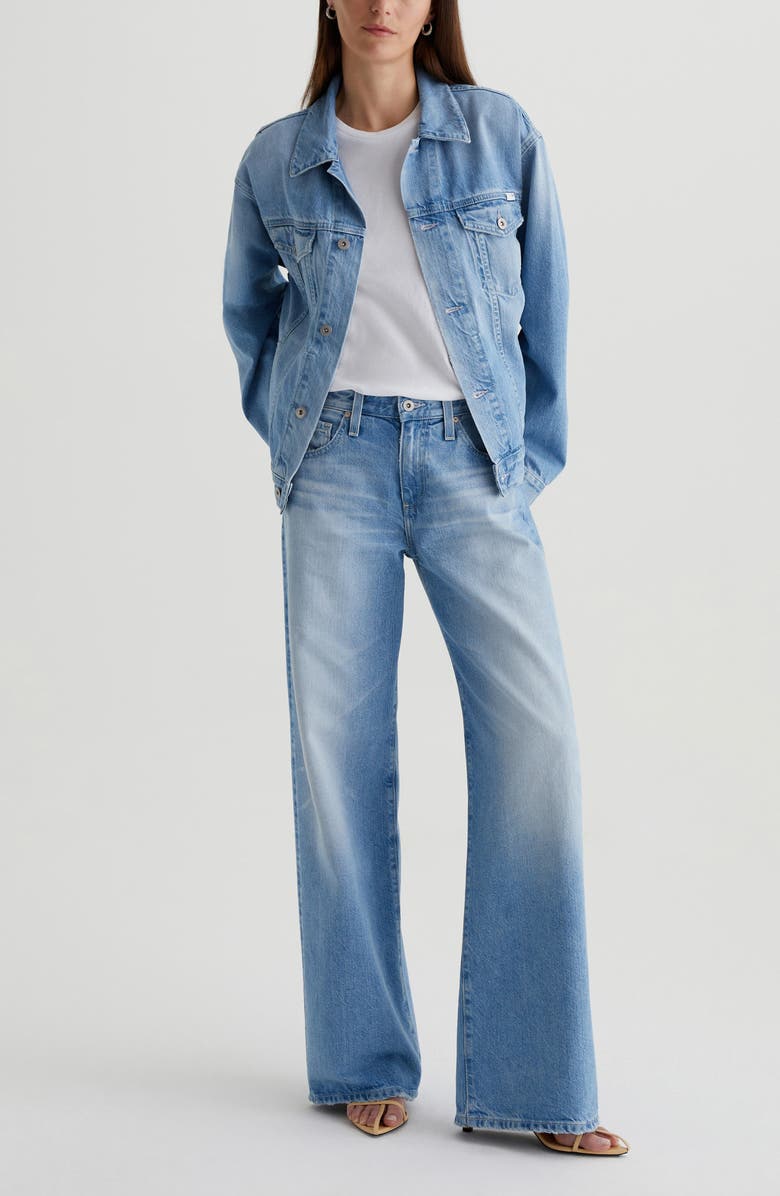 AG Adria Low Rise Baggy Wide Leg Jeans, Alternate, color, 