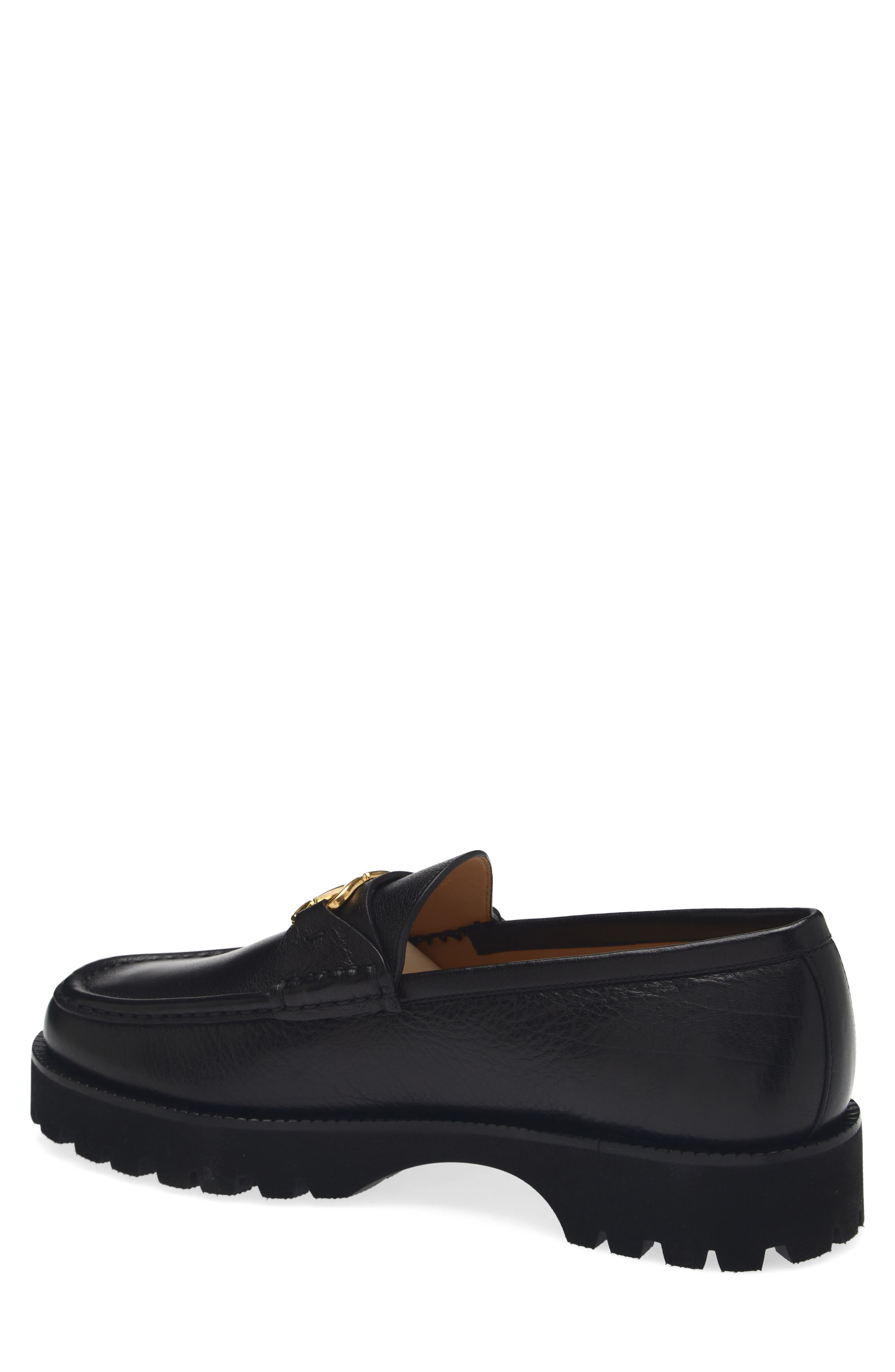 Valentino Garavani VLOGO Signature Loafer, Alternate, color, Black