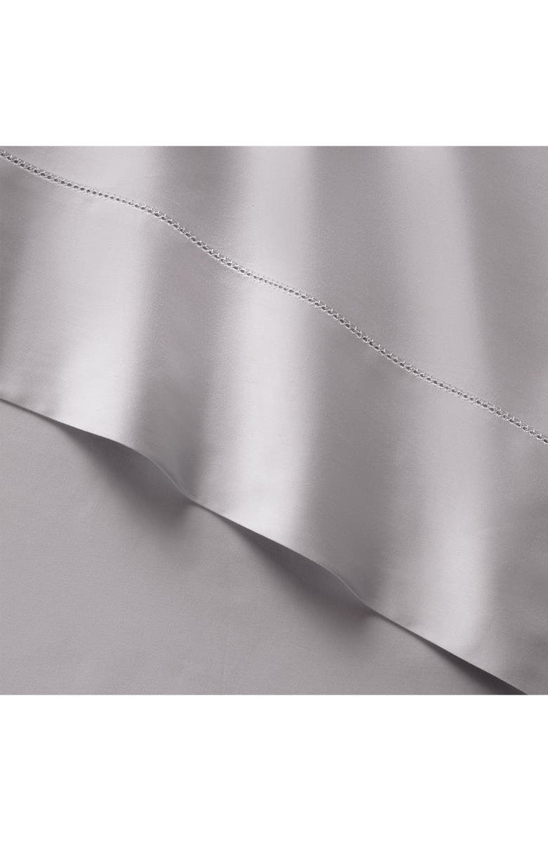 Ralph Lauren Organic Sateen 624 Thread Count Fitted Sheet, Alternate, color, True Platinum