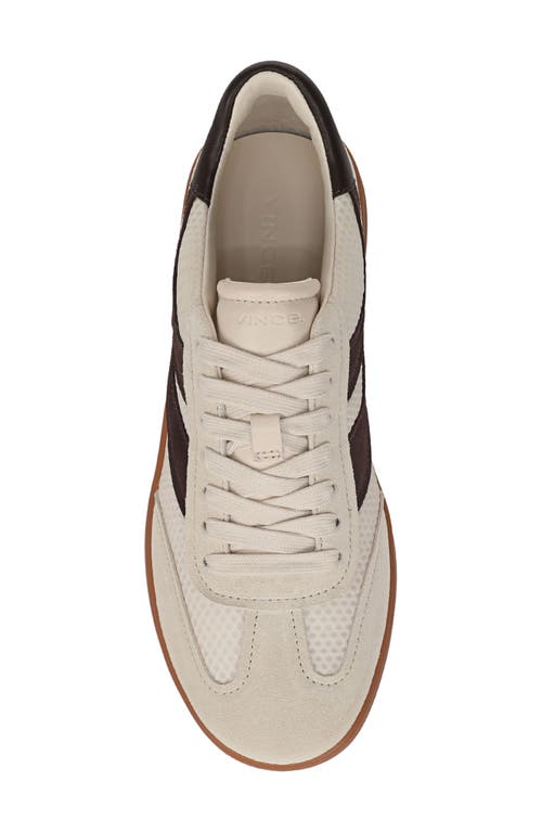 Vince Womens Mixed Media Leather Casual And Fashion Sneakers
